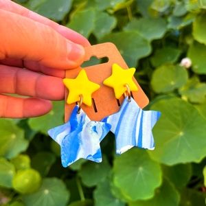Starry Charm Handmade Earrings